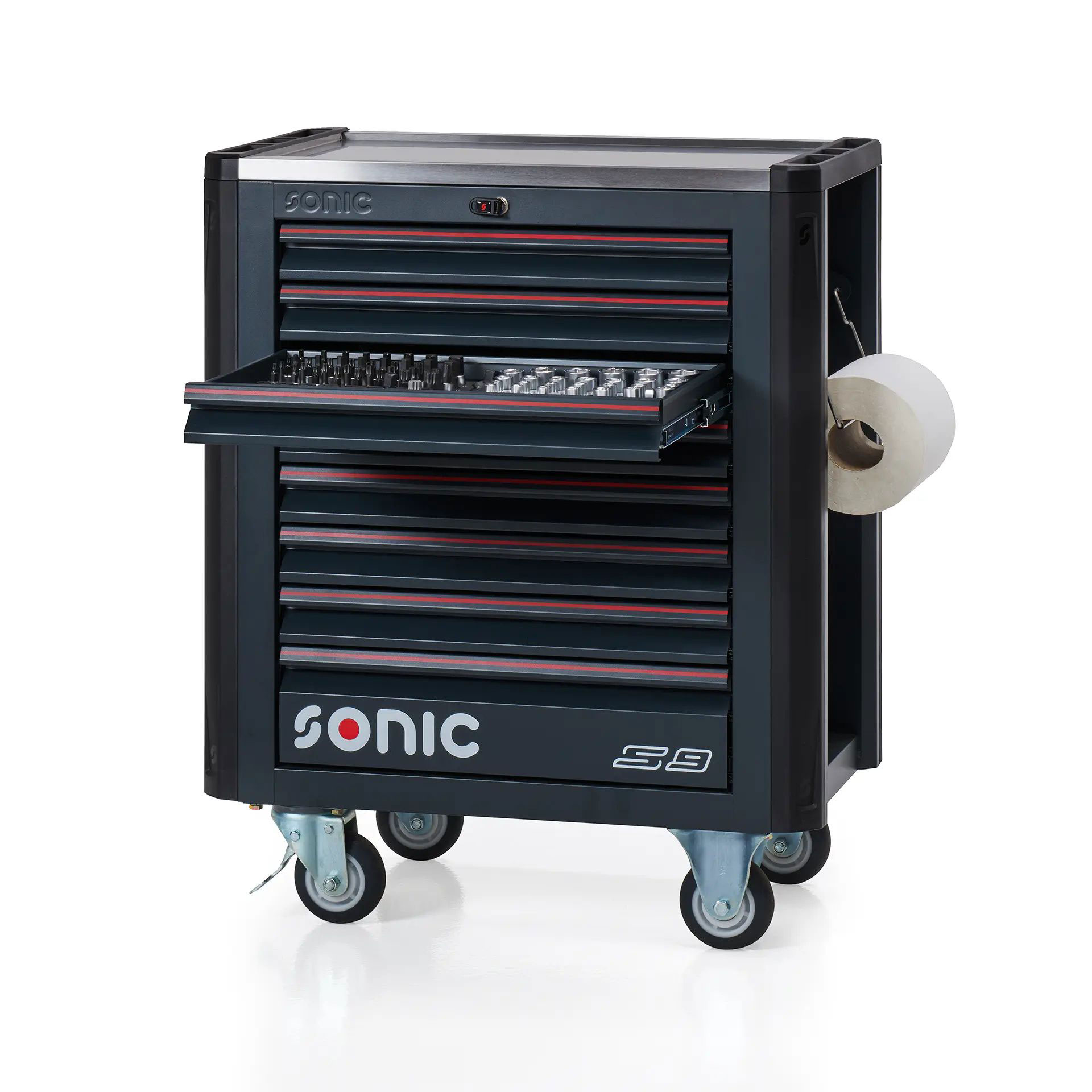SONIC radionička kolica s alatom NEXT S9 8 ladica 527 dj. 750777-SEQ - Slika 4