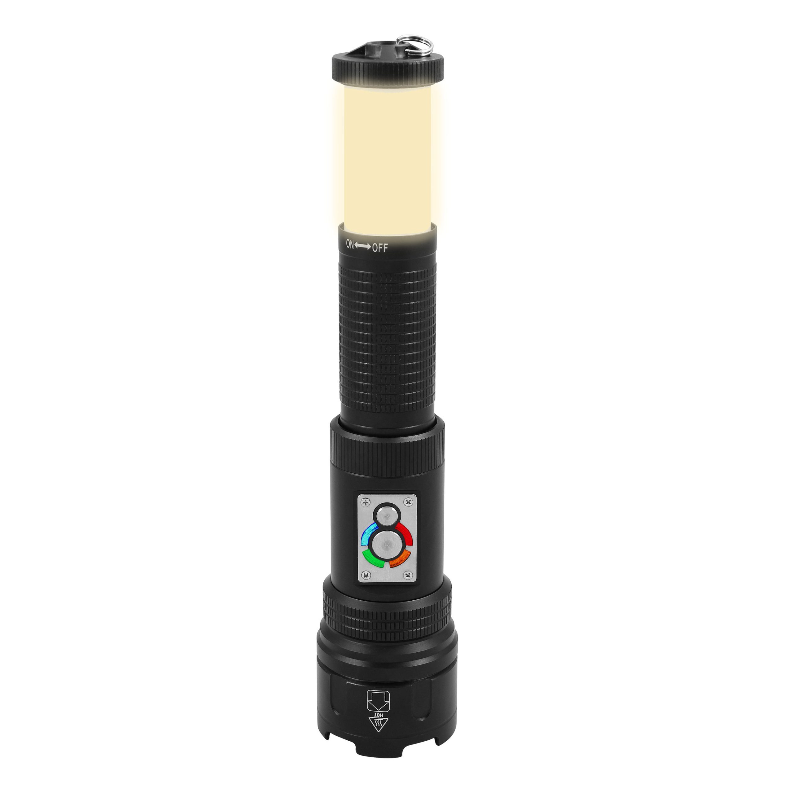 COMMEL LED ručna svjetiljka 10W + kamp lampa 5W 650lm crna 401-018 - Slika 4