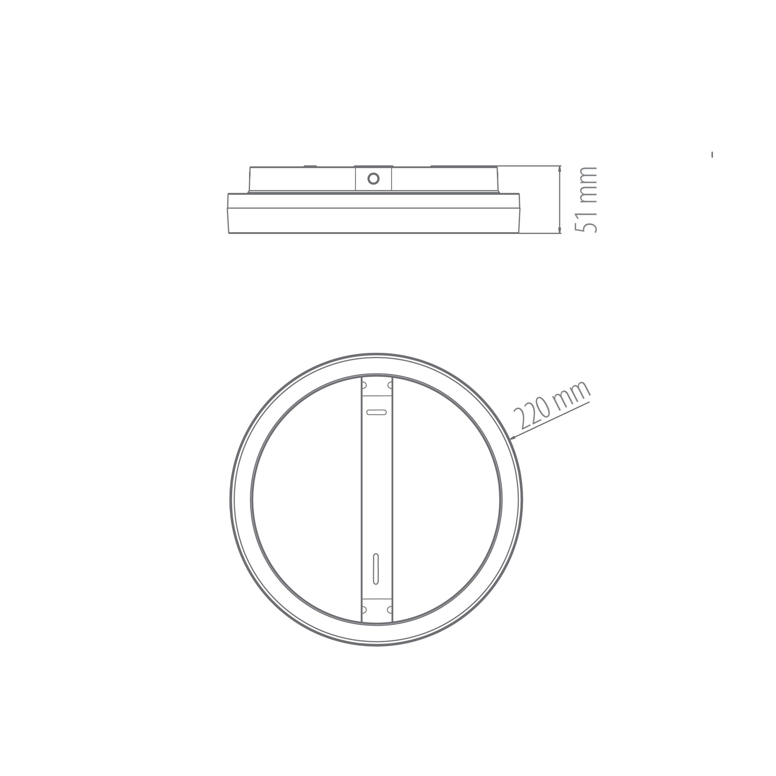 COMMEL LED plafonjera 18W, 4000K, 2550lm, detektor pokreta 407-202 - Slika 3