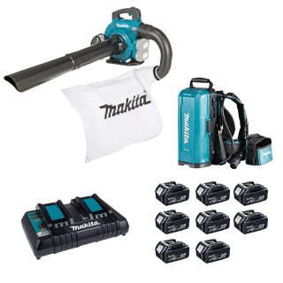 MAKITA aku usisavač-puhač za lišće DUB363ZV 8xAku 18+18V 5,0Ah
