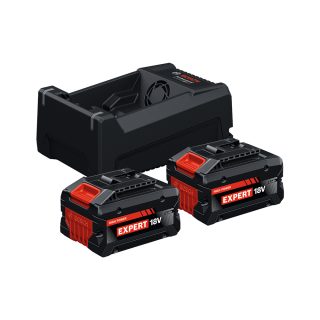 BOSCH aku set EXPERT 2xAku 18V 5,5Ah 1xGAL12V/18V-80