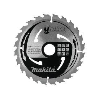 MAKITA list kružne pile za drvo 190x2x30/20/15,88 mm, 24Z, MForce B-32041