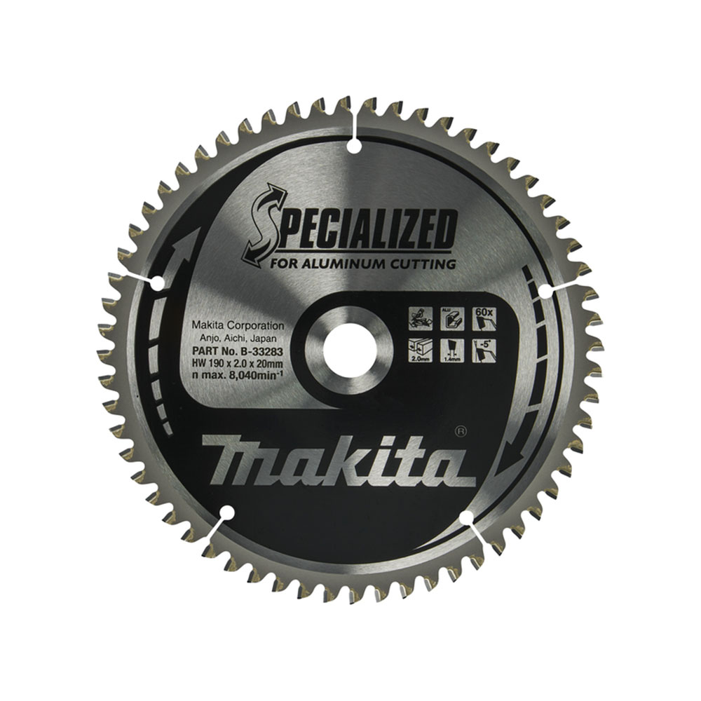 MAKITA list kružne pile za aluminij 190x20x2,0 mm, 60Z, Specialized B-33283