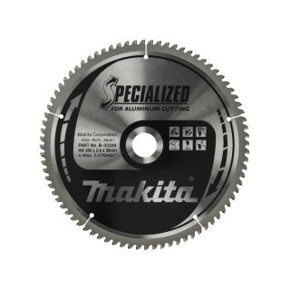 MAKITA list kružne pile za aluminij 260x30x2,4 mm, 80Z, Specialized B-33320