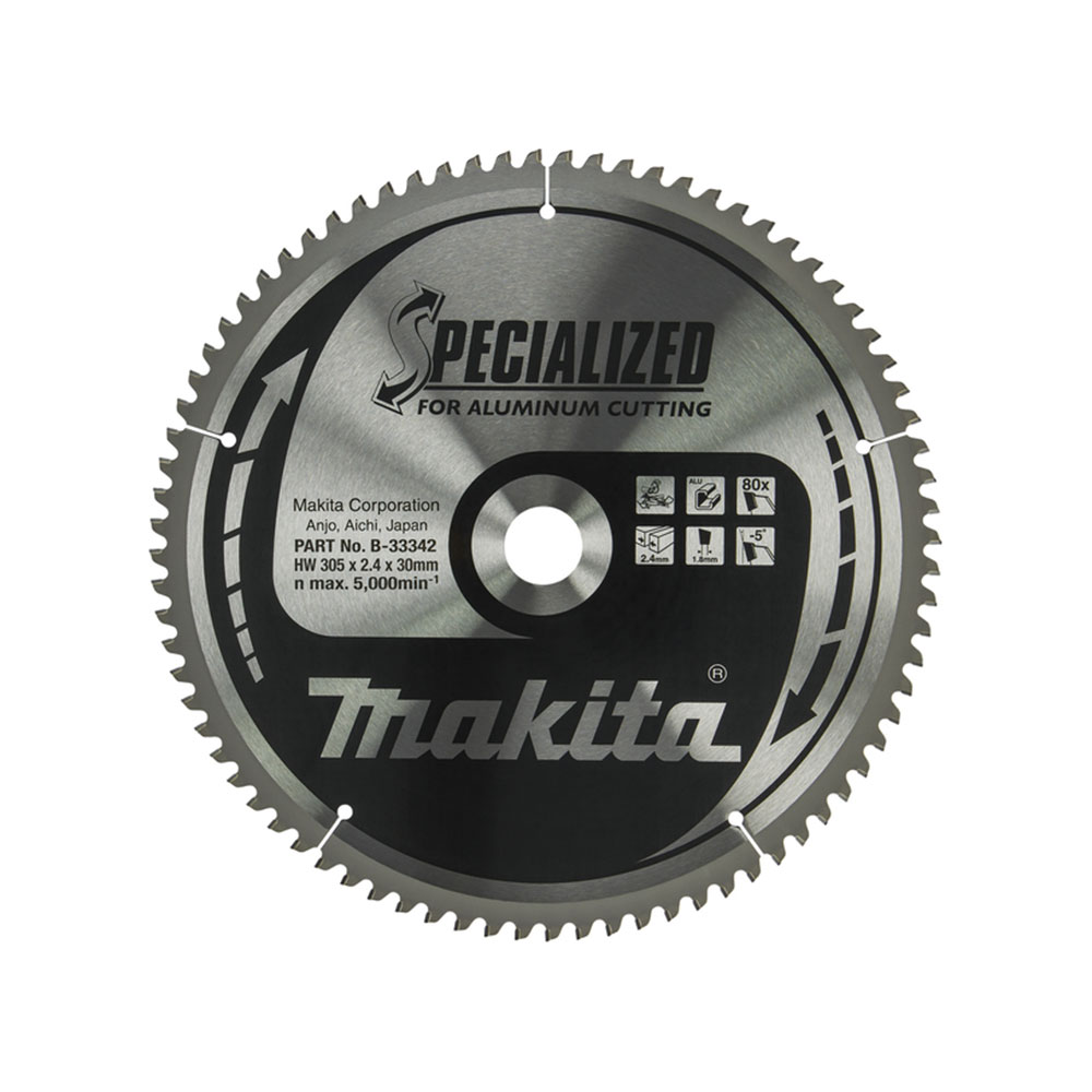 MAKITA list kružne pile za aluminij 305x30x2,4 mm, 80Z, Specialized B-33342