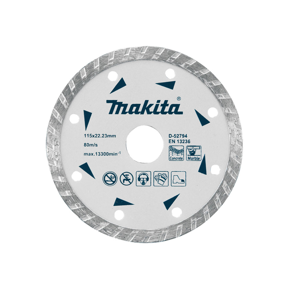 MAKITA dijamantna rezna ploča za beton/mramor 115x7x22,23 mm D-52794