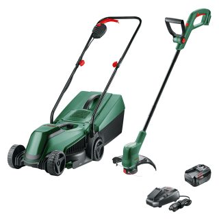 BOSCH aku kosilica za travu EasyMower 18V-32-200 + aku trimer EasyGrassCut 18V 4,0Ah