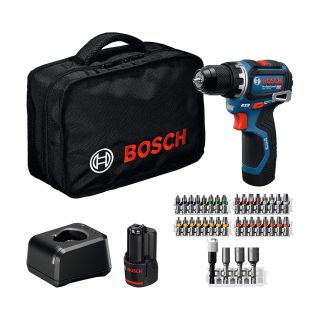 BOSCH aku bušilica GSR 12V-32 2xAku 12V 2,0Ah + 36 dj. set pribora torba