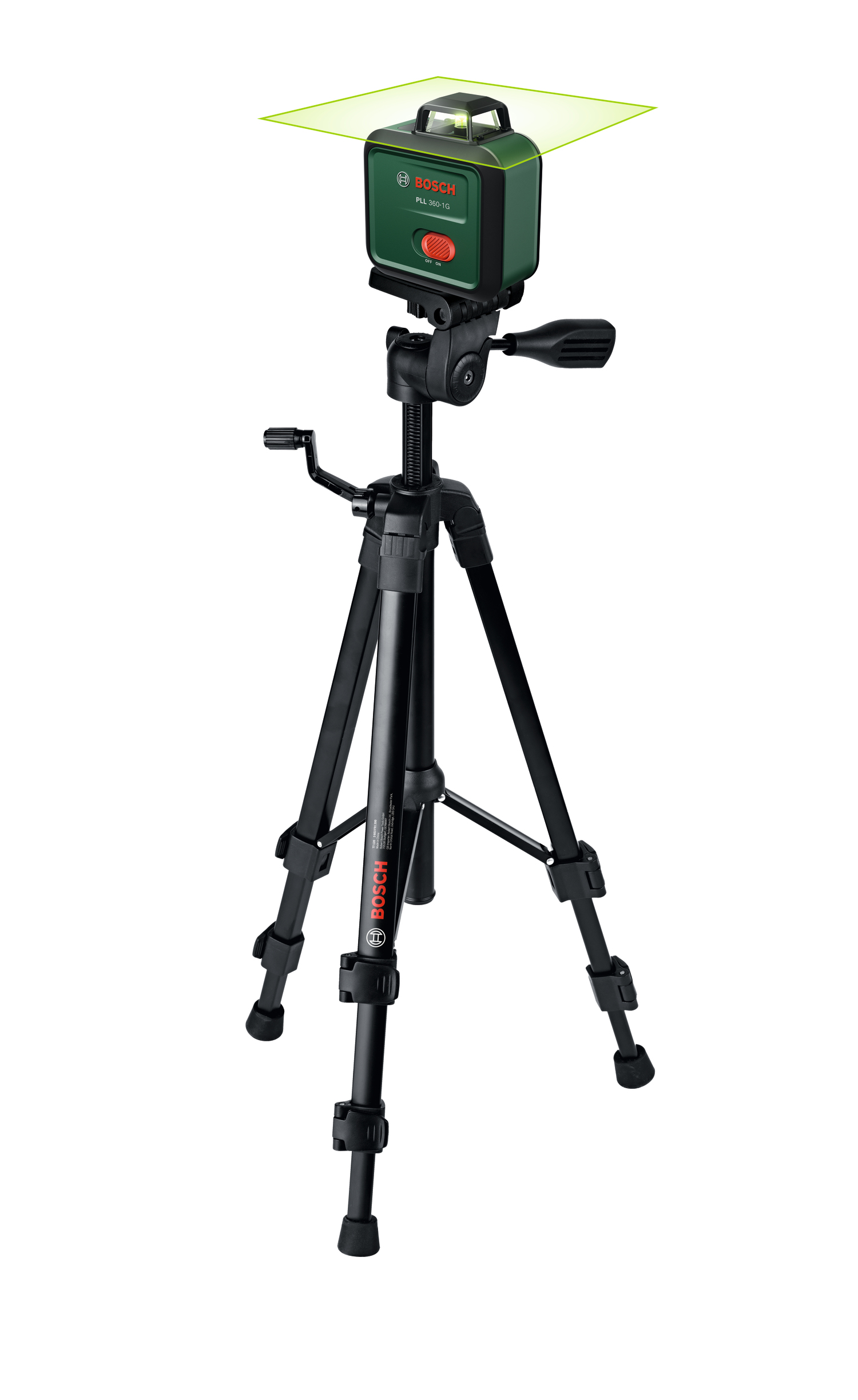 BOSCH laserski nivelir PLL 360-1G 3,6V 2,0Ah + staiv TT120 - Slika 2