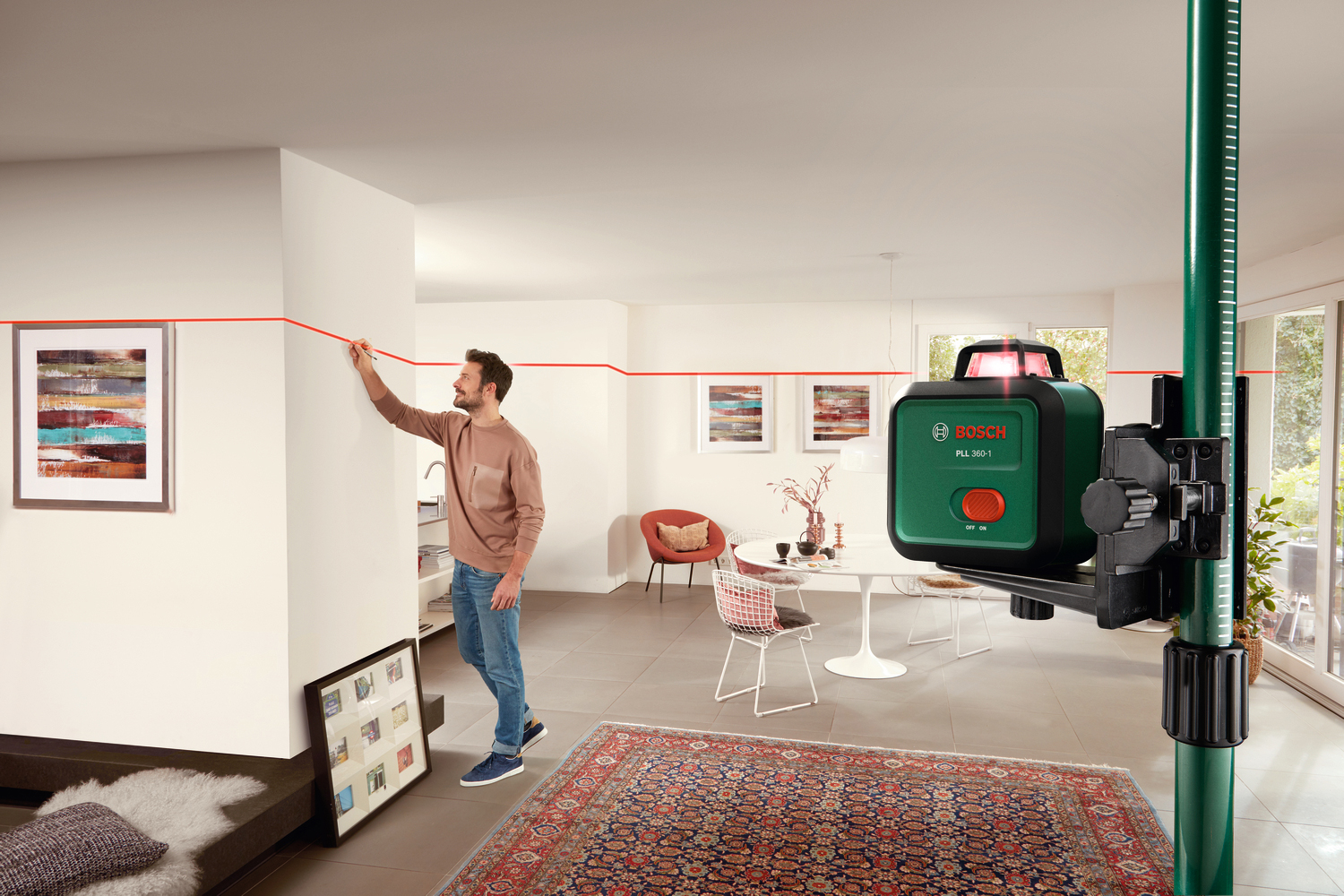 BOSCH laserski nivelir PLL 360-1G 3,6V 2,0Ah - Slika 3
