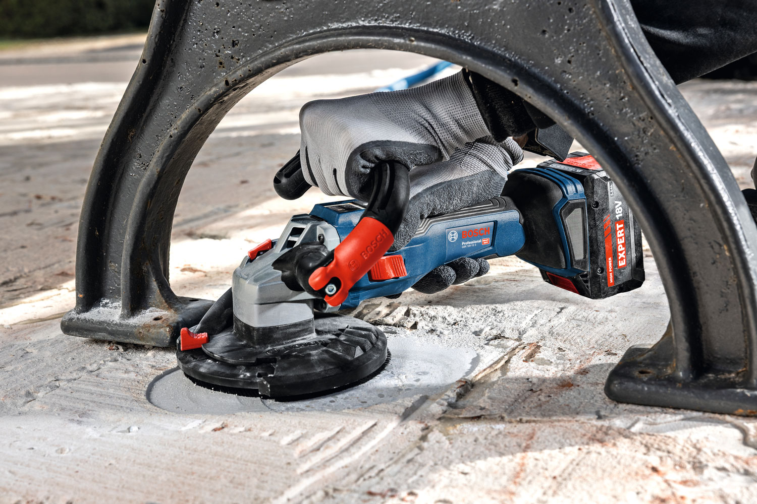 BOSCH aku brusilica za beton GBR 18V-15 S 18V bez baterije - Slika 4