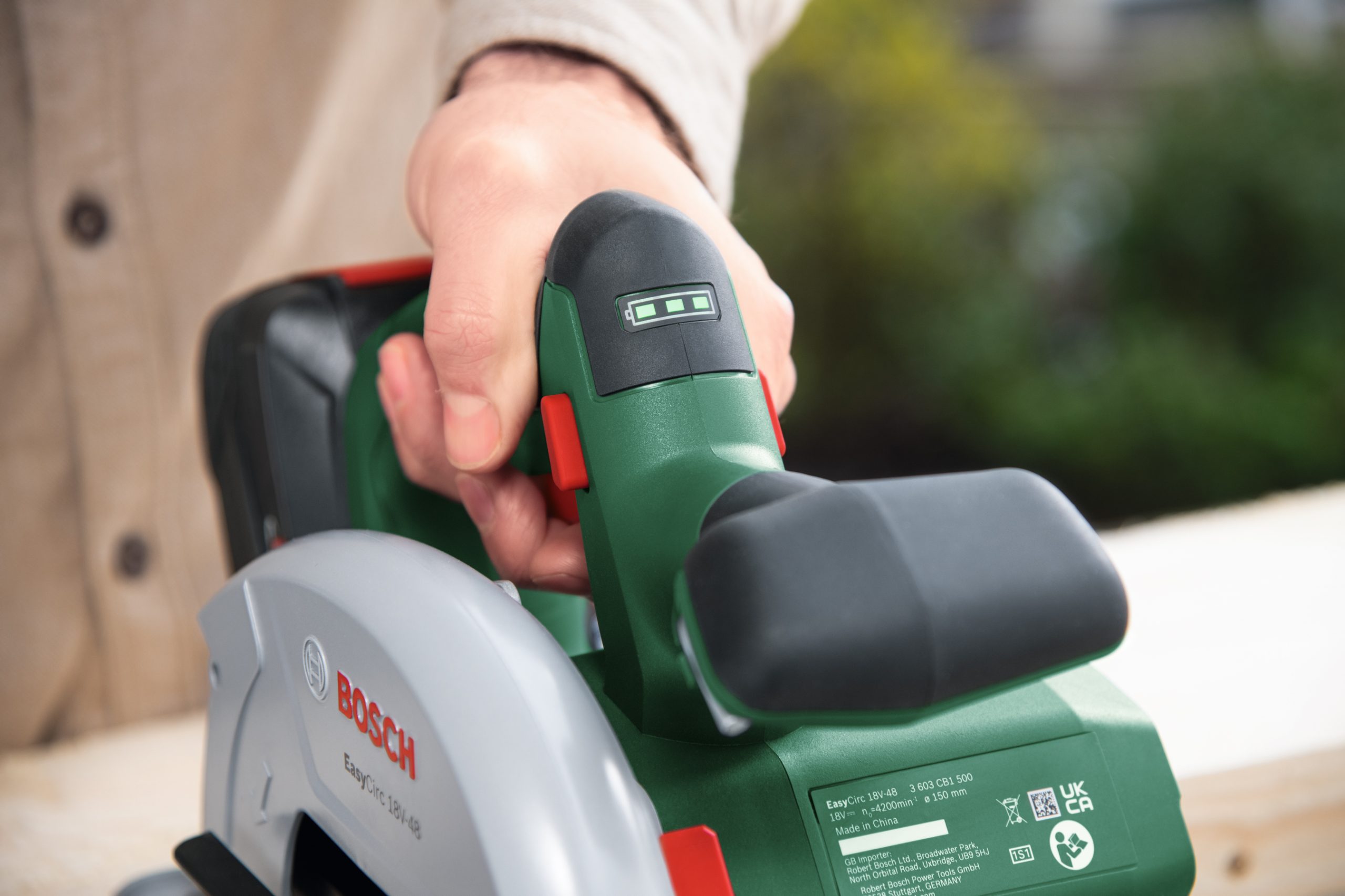BOSCH aku ručna kružna pila EasyCirc 18V-48 18V bez baterije - Slika 4