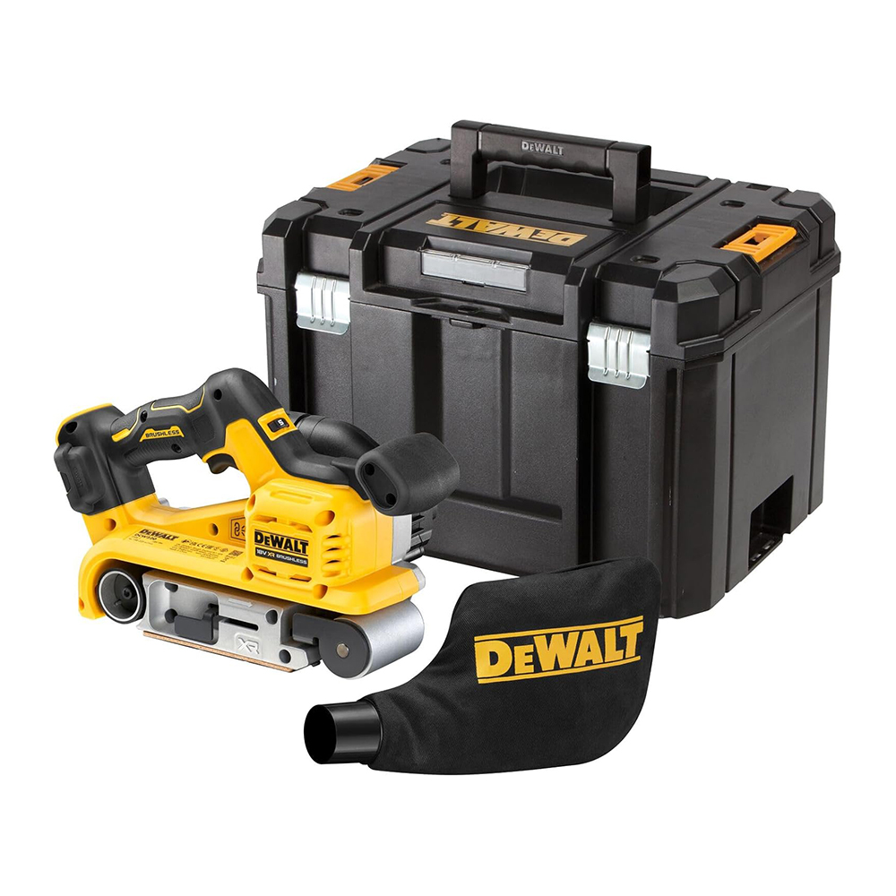 DEWALT aku tračna brusilica DCW220NT-XJ XR 18V bez baterije kovčeg