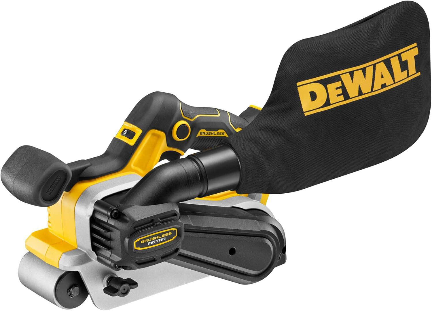 DEWALT aku tračna brusilica DCW220NT-XJ XR 18V bez baterije kovčeg - Slika 4