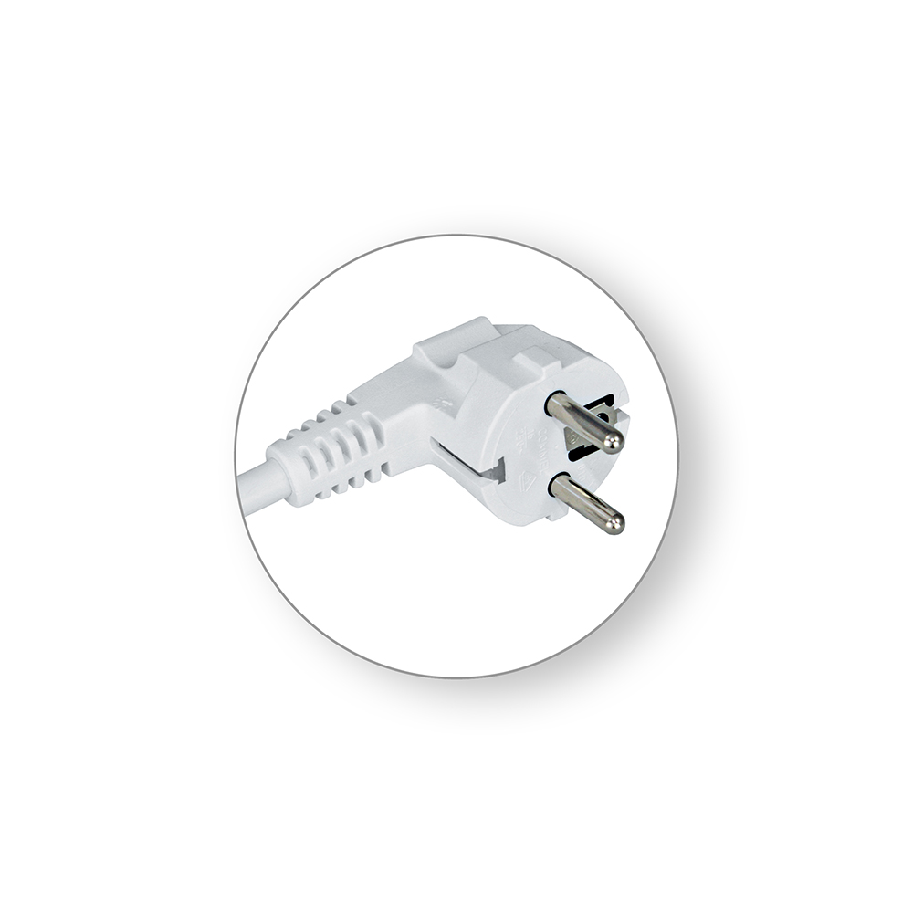 COMMEL priključni kabel 1,5m 16A bijeli 0610X
