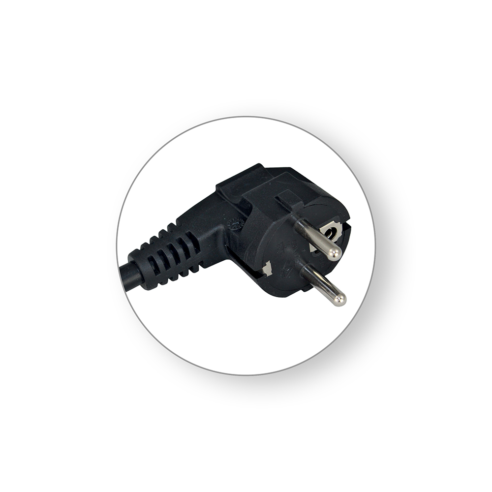 COMMEL priključni kabel 3m 16A crni 0618X