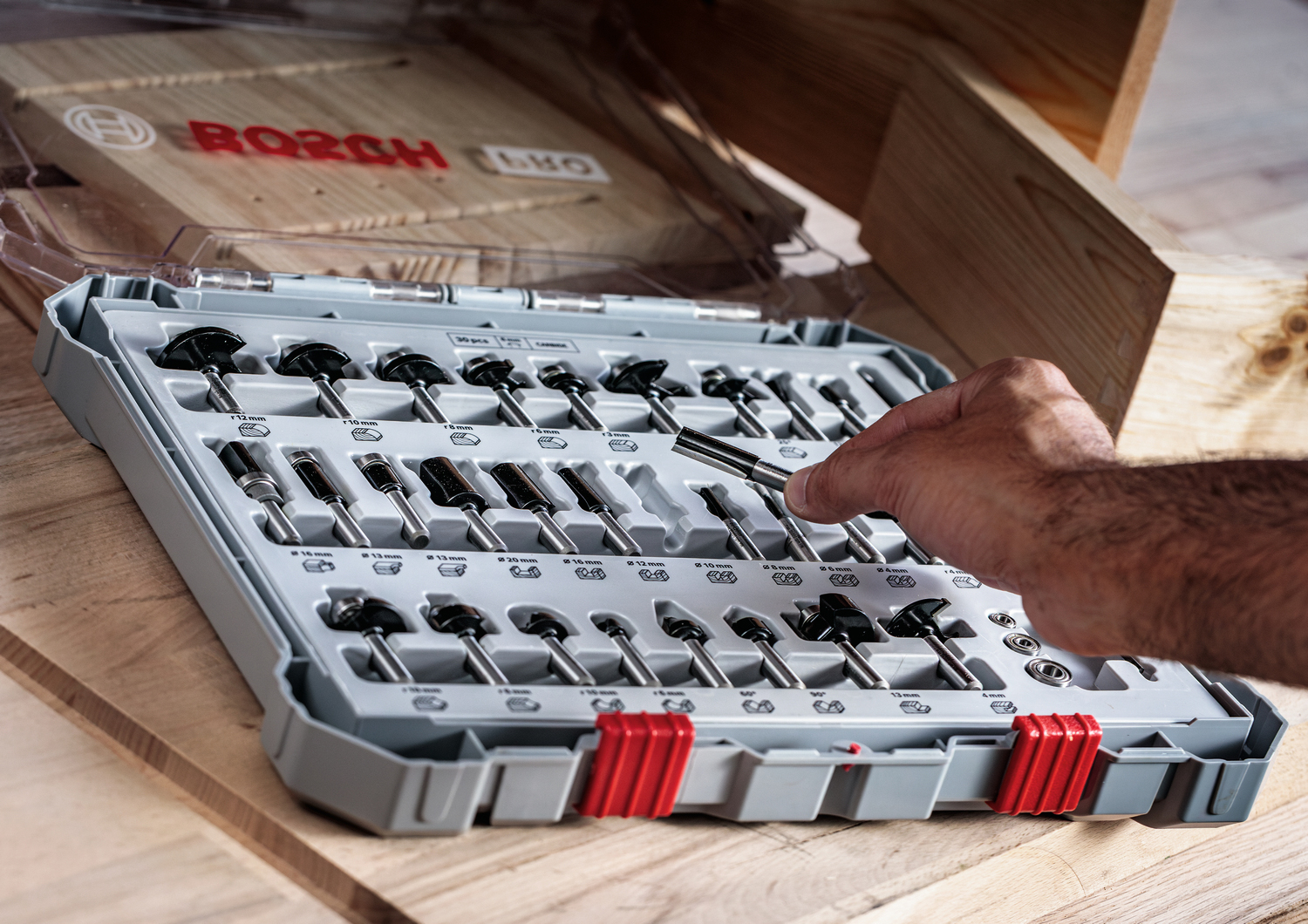 BOSCH set glodala ravnih PRO 8 mm, 6 kom - Slika 6