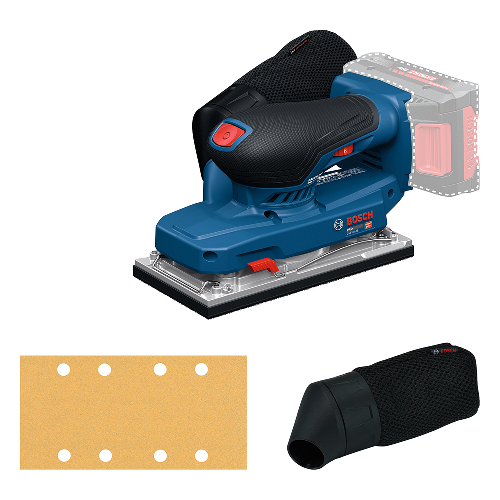 BOSCH aku vibracijska brusilica GSS 18V-18 18V bez baterije