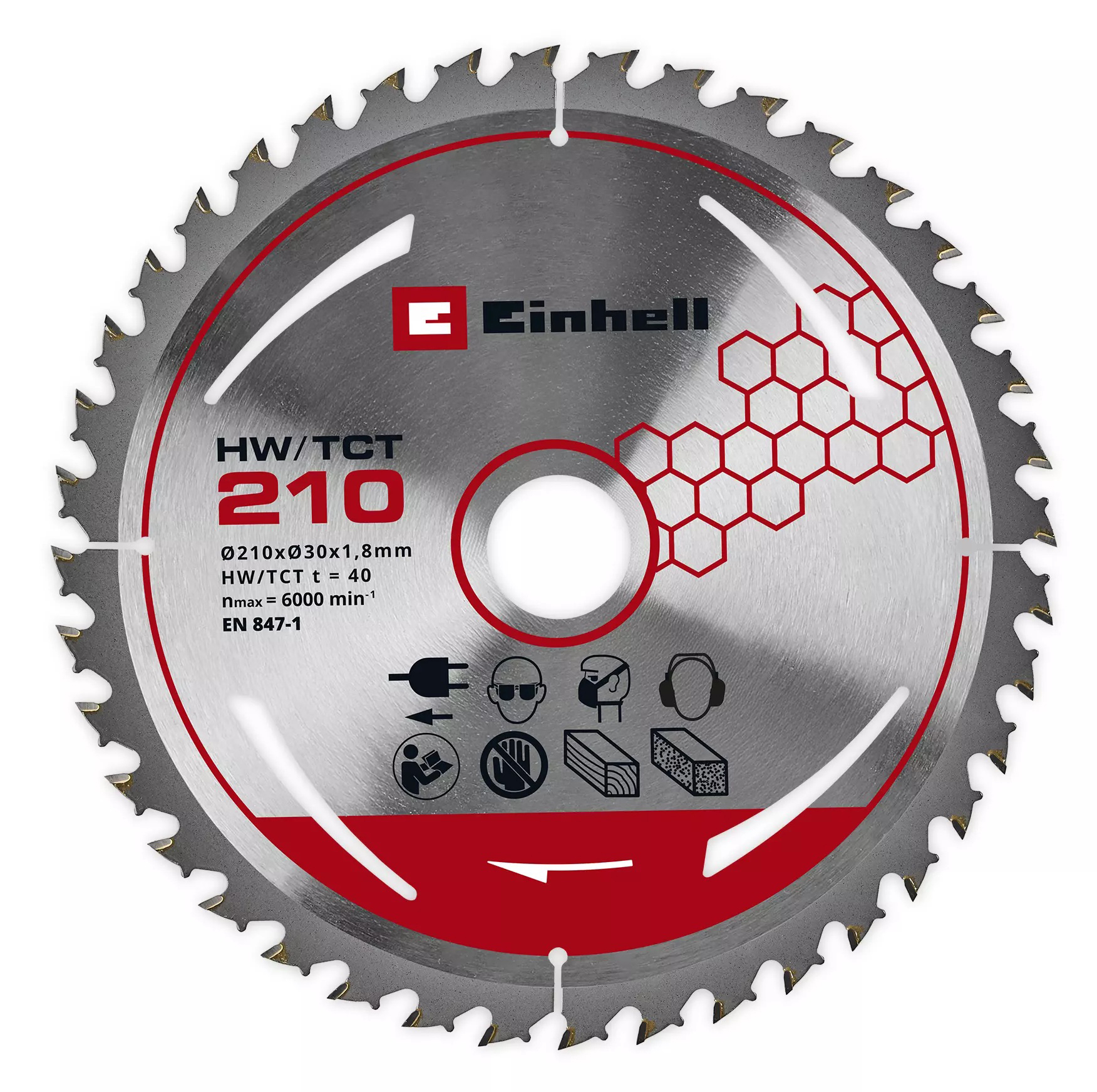 EINHELL aku stolna kružna pila TE-TS 36/8 T Li PXC 18+18V bez baterije - Slika 2
