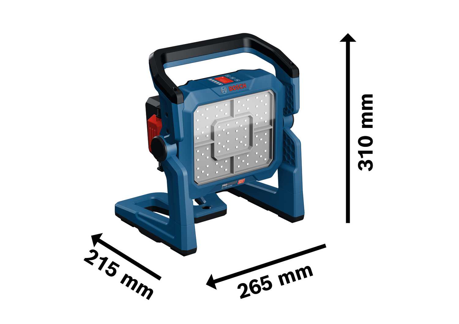 BOSCH aku svjetiljka GLI 18V-5000 18V bez baterije - Slika 2