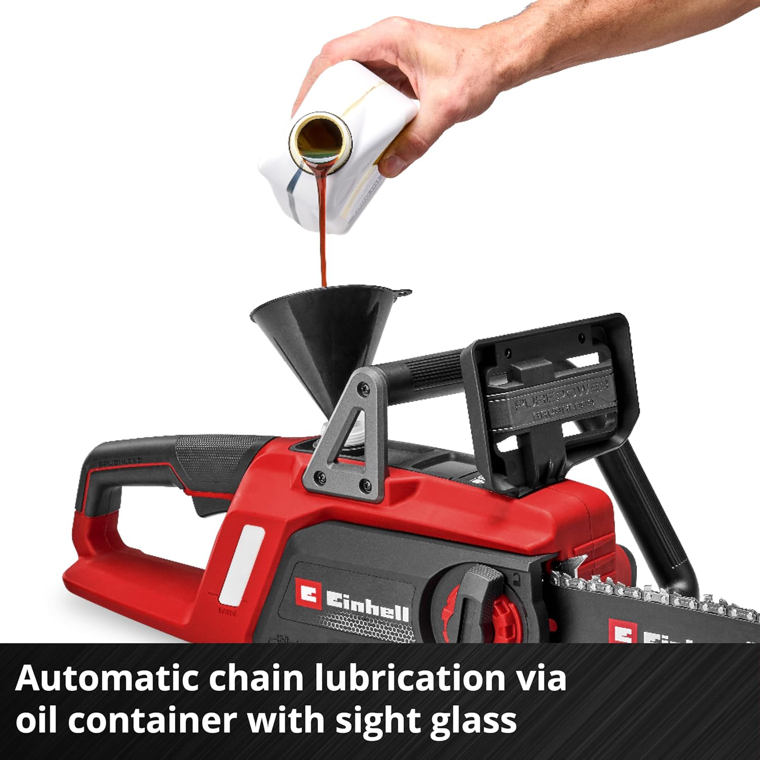 EINHELL aku lančana pila GE-LC 18/25 Li BL PXC 18V bez baterije - Slika 3