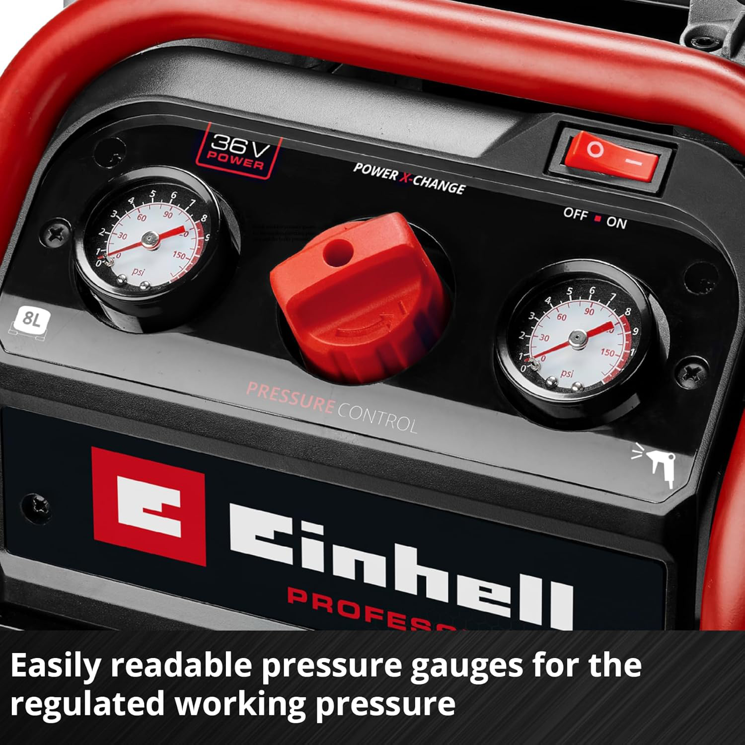 EINHELL aku kompresor SILENZOO 36/210 PXC 18+18V bez baterije - Slika 4
