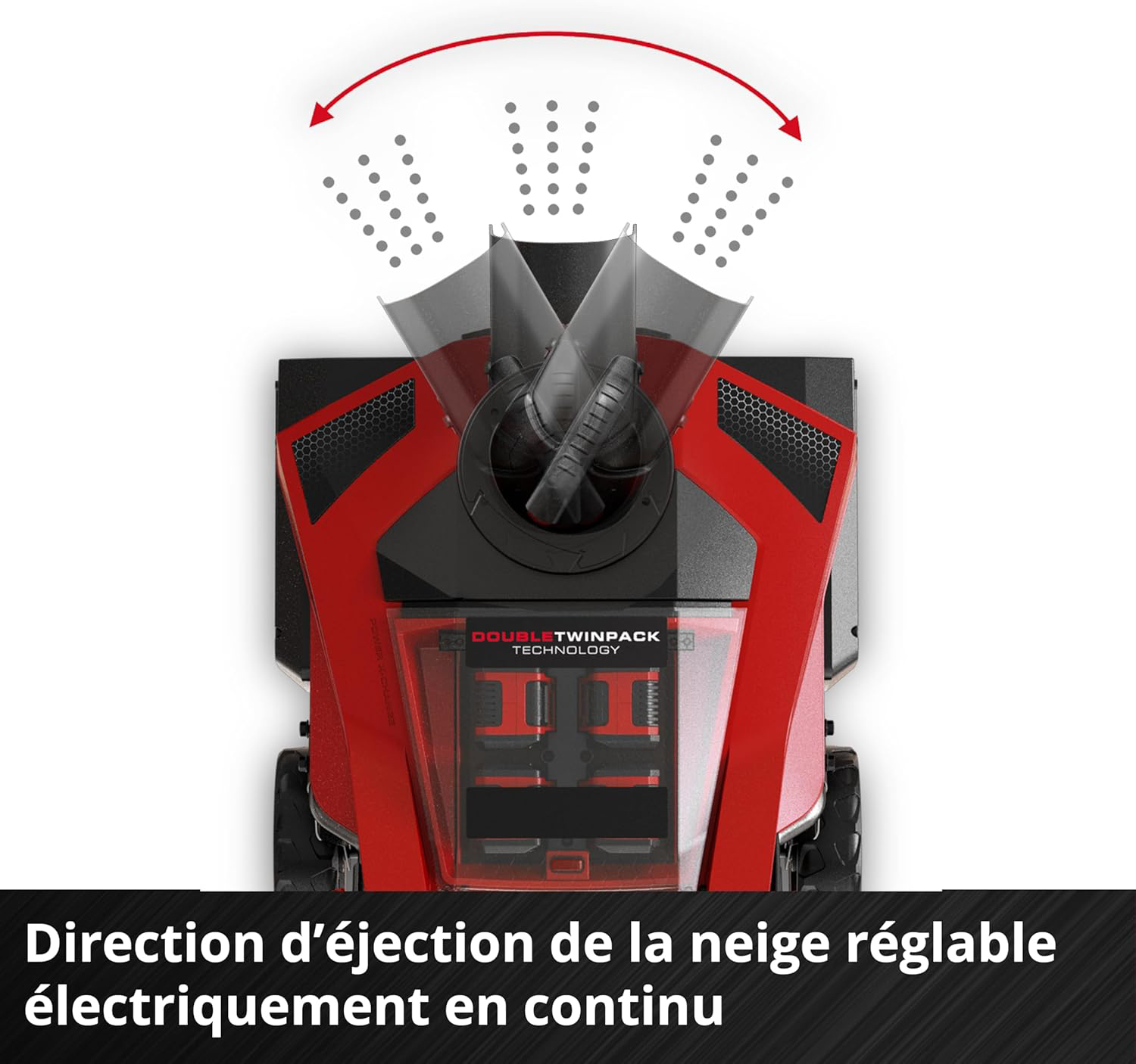 EINHELL aku freza za snijeg GP-ST 36/53 Li E BL PXC 18+18V bez baterije - Slika 4