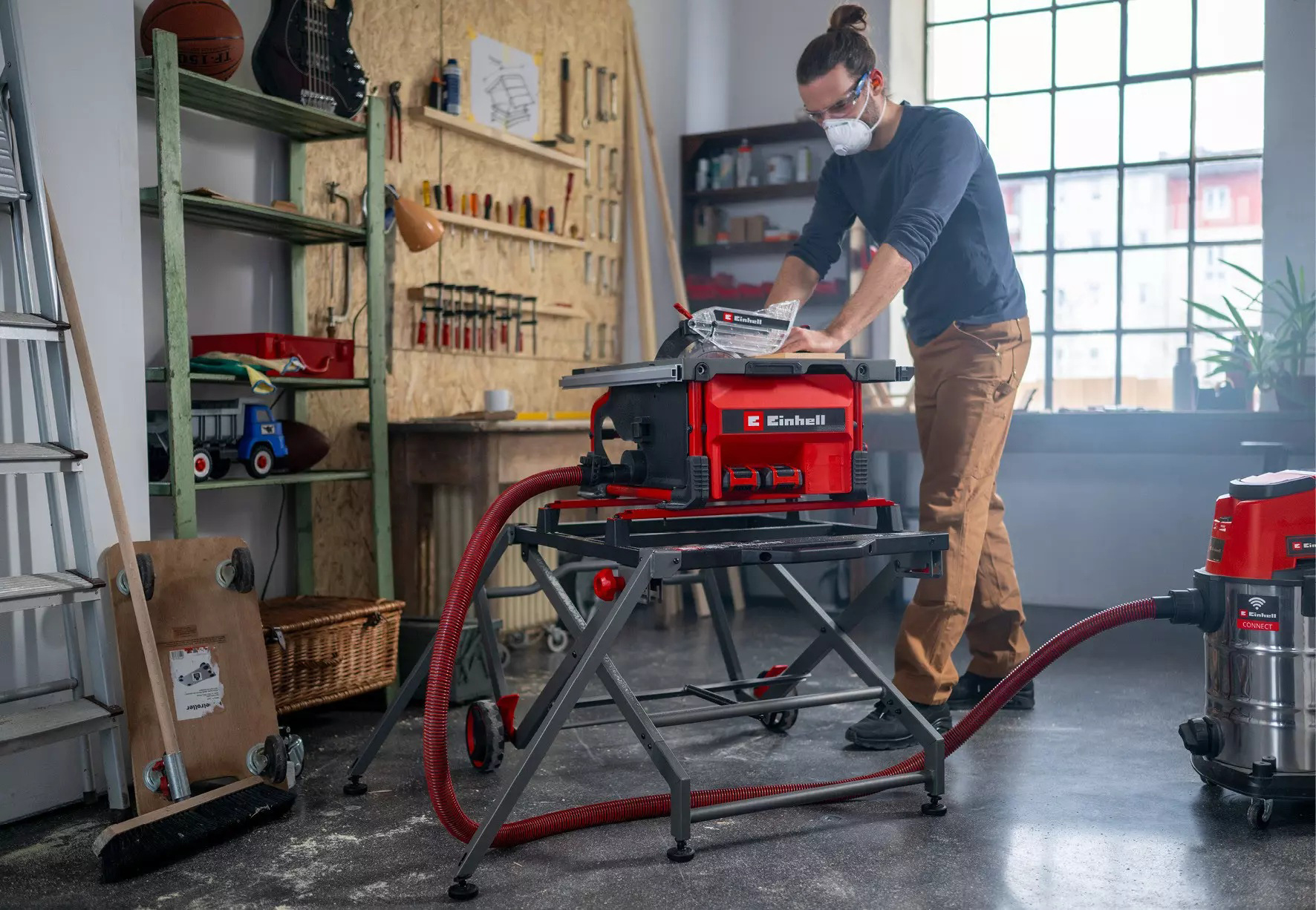 EINHELL aku stolna kružna pila TE-TS 36/8 T Li PXC 18+18V bez baterije - Slika 9