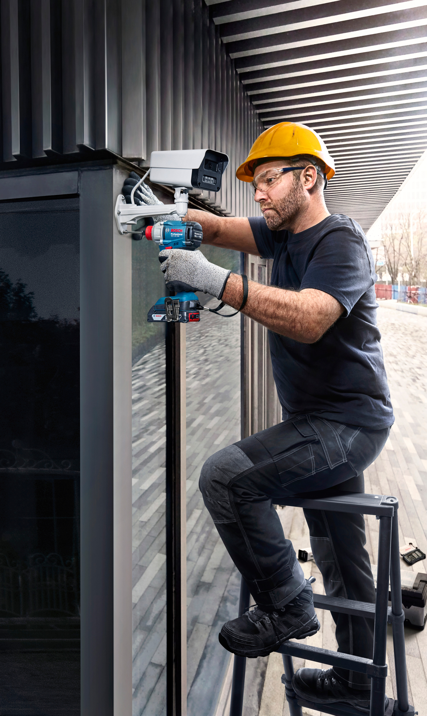 BOSCH aku udarni stezač/odvijač GDX 18V-285 bez baterije L-Boxx - Slika 5