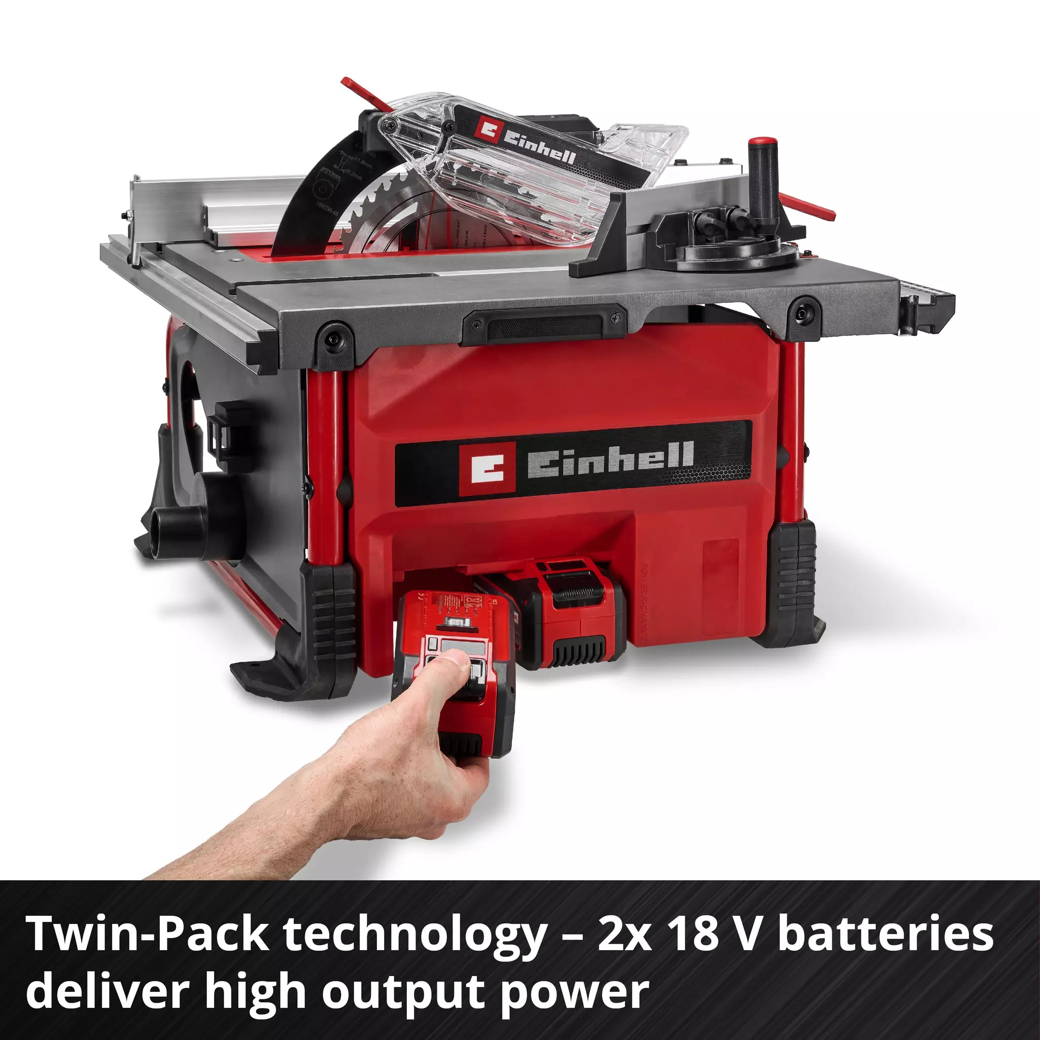 EINHELL aku stolna kružna pila TE-TS 36/8 T Li PXC 18+18V bez baterije - Slika 4