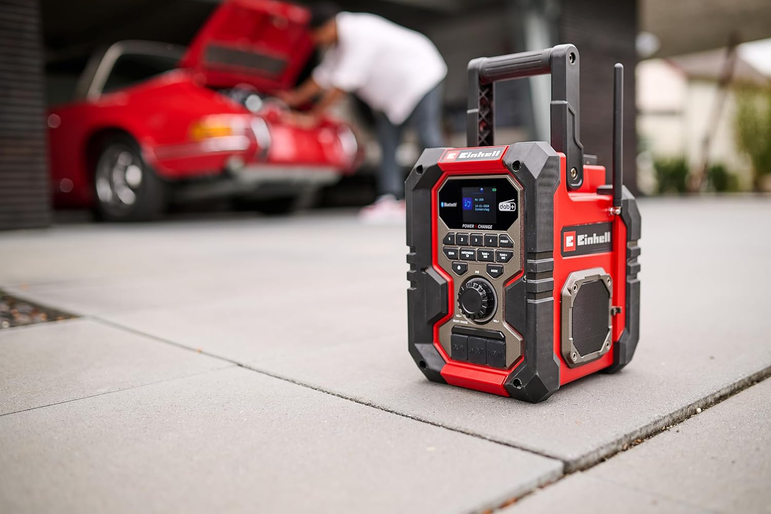 EINHELL aku bluetooth radio TE-CR 18 Li DAB+/FM/BT PXC 18V bez baterije - Slika 10