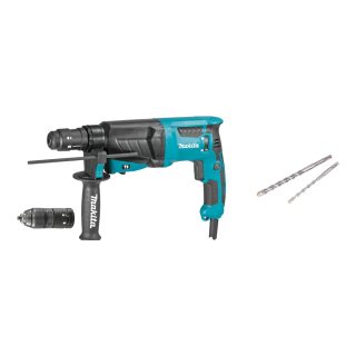 MAKITA bušaći čekić HR2630T + 2x SDS-Plus svrdlo za kamen