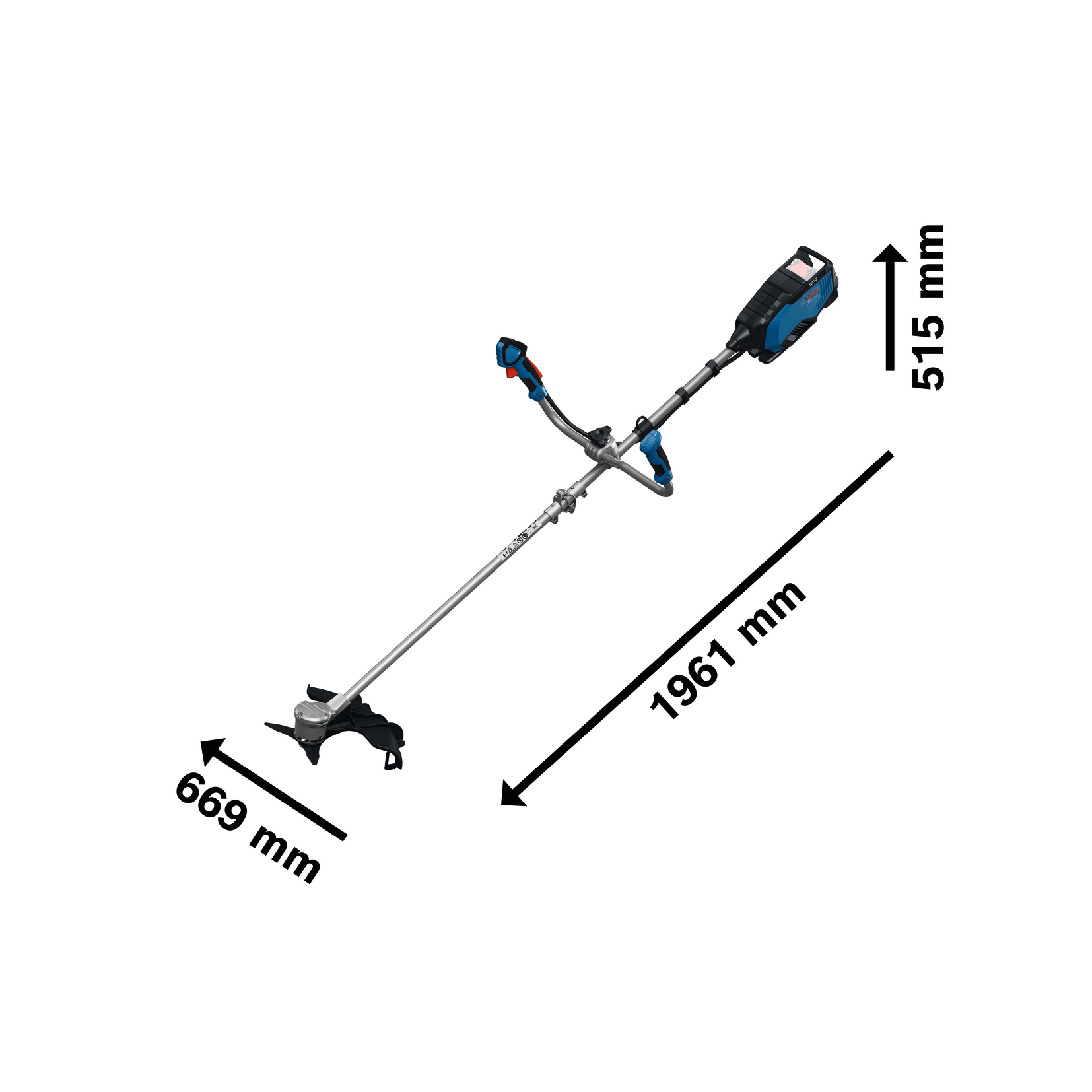 BOSCH aku trimer za travu GFR 18V-25BH 18V bez baterije - Slika 3