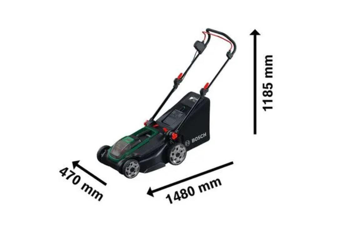 BOSCH aku kosilica za travu Rotak 18V2-43 2xAku 18V 4,0Ah - Slika 2