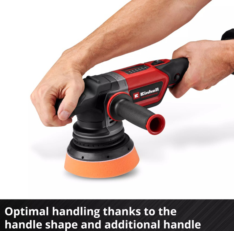 EINHELL PROFESSIONAL aku polirka CP-EP 18/125 Li BL PXC 18V bez baterije - Slika 5