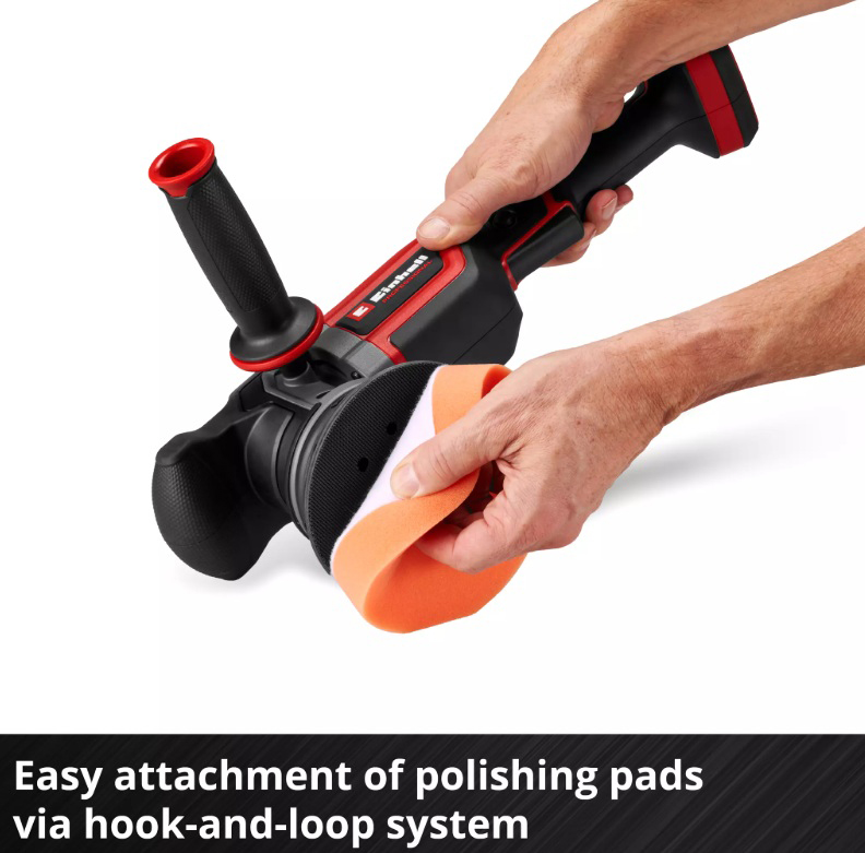 EINHELL PROFESSIONAL aku polirka CP-EP 18/125 Li BL PXC 18V bez baterije - Slika 4