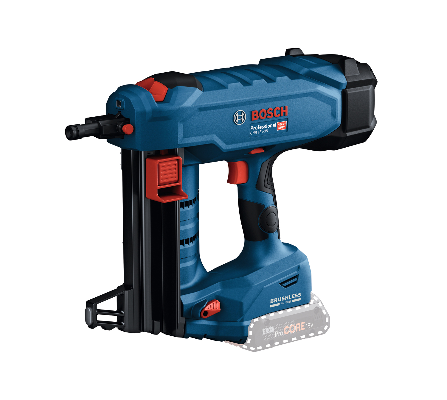 BOSCH aku pištolj za čavle GNB 18V-38 18V bez baterije - Slika 2