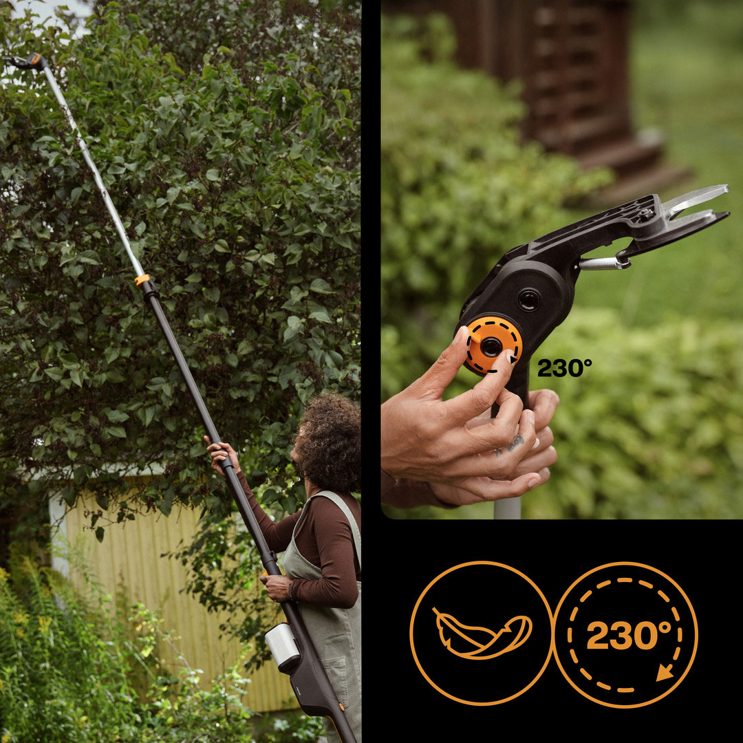 FISKARS aku teleskopske škare za grane eTree Pruner 12+12V bez baterije - Slika 4