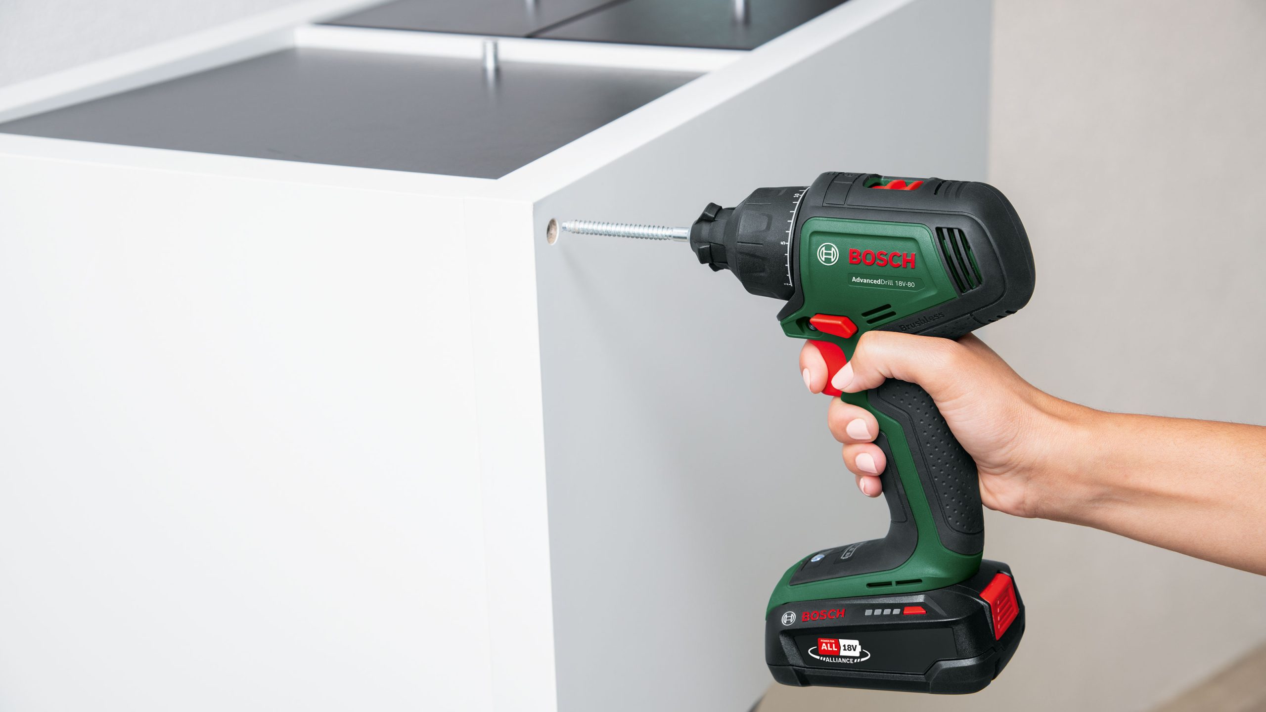 BOSCH aku bušilica-odvijač AdvancedDrill 18V-80 Quicksnap set 18V bez baterije - Slika 6