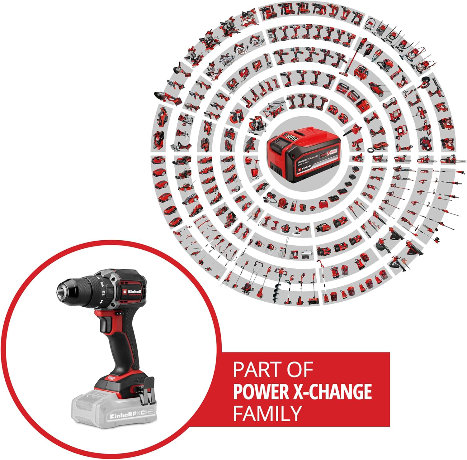 EINHELL PROFESSIONAL aku bušilica TP-CD 18/70-C Li-i BL PXC 18V bez baterije - Slika 11