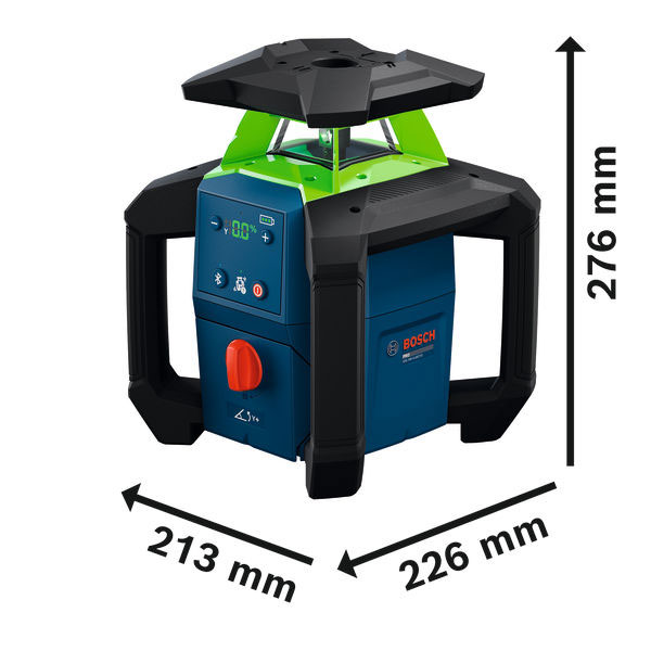 BOSCH aku građevinski laser GRL 18V-4-34 CVG 18V 4,0Ah L-Boxx - Slika 7