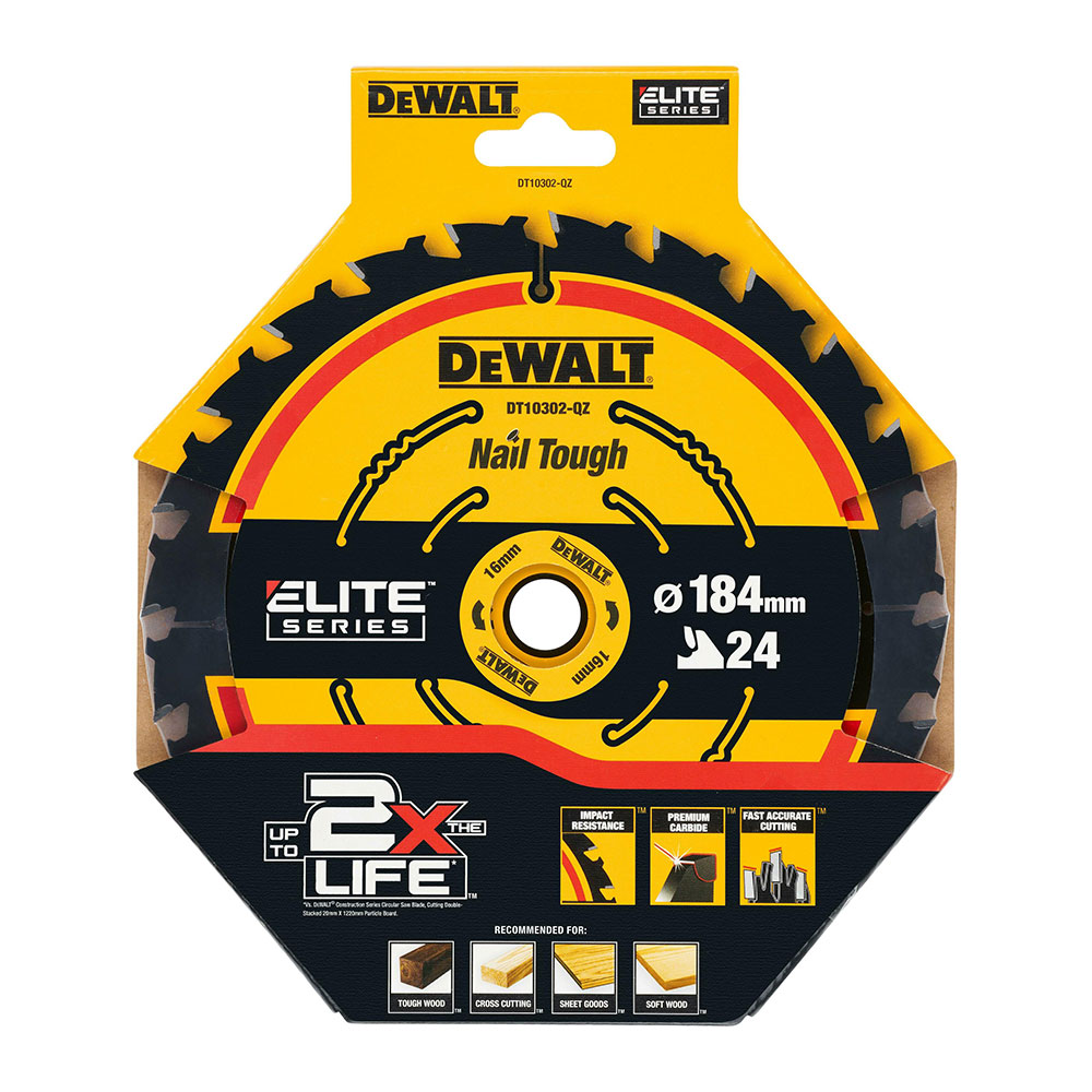 DEWALT list kružne pile 184x16 mm, 24Z DT10302-QZ