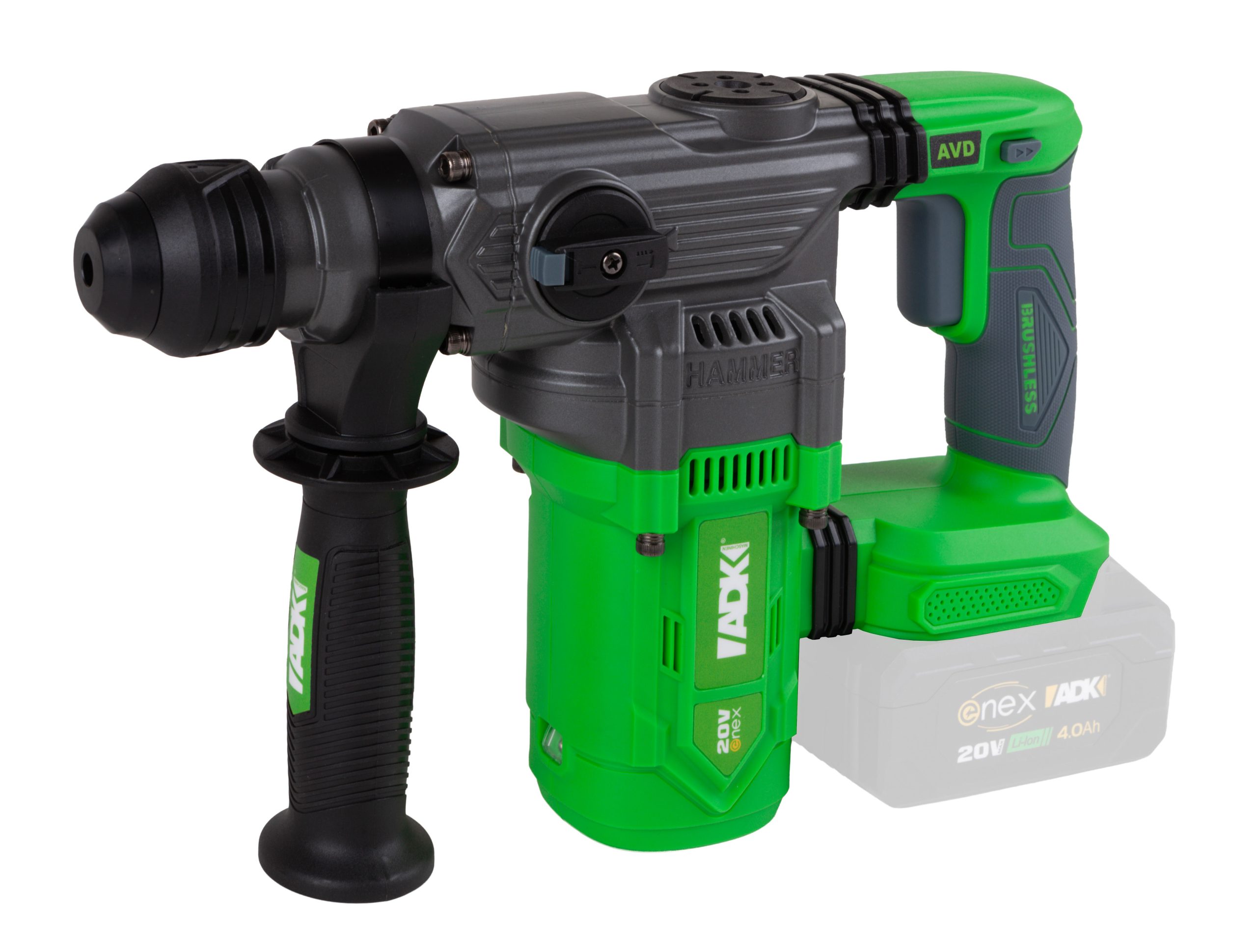 ADK aku bušaći čekić SF4E202 Enex 20V bez baterije kovčeg - Slika 2