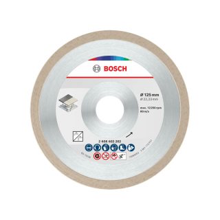 BOSCH dijamantne rezne ploče za keramiku Ceramic 125×22,23 mm, 10 kom
