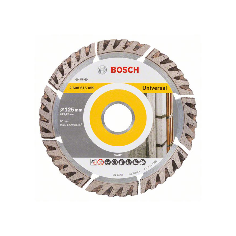 BOSCH dijamantne rezne ploče PRO Multi Material 125×22,23 mm, 10 kom