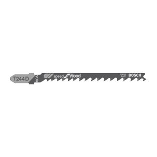 BOSCH list ubodne pile za drvo T 244 D 100 mm, 3 kom