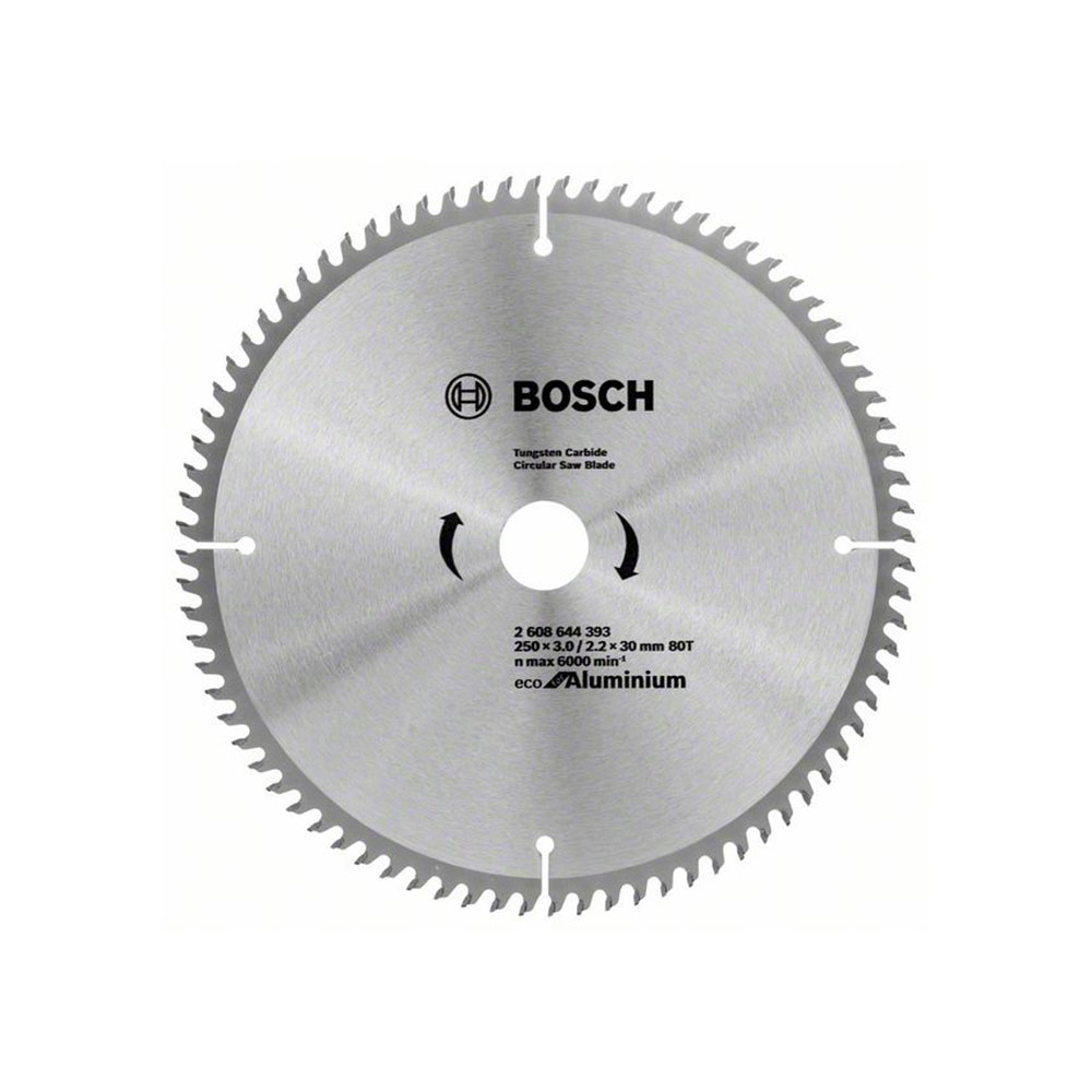 BOSCH list kružne pile 250x30x3,0 mm, 80Z, Eco for Aluminium