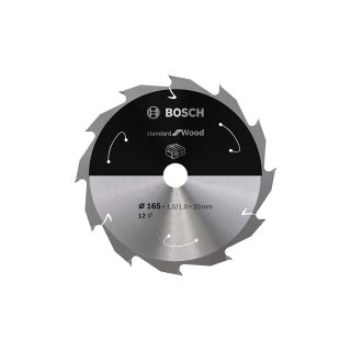 BOSCH list kružne pile za drvo 165x20x1,5 mm, 12Z, PRO Wood cordless