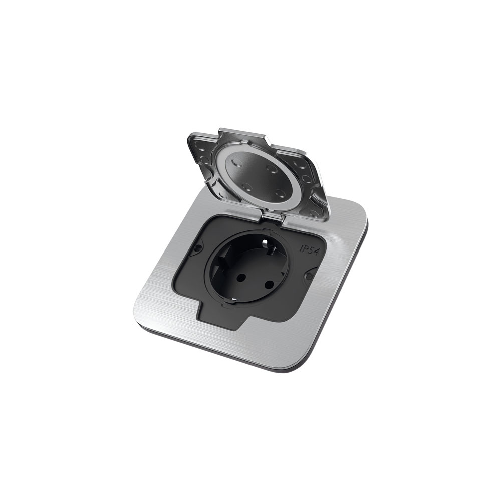 COMMEL utičnica hermetička 16A siva 043-801