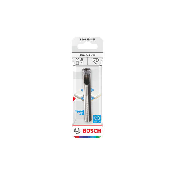 BOSCH dijamantno svrdlo za keramiku za moko bušenje, 12x10x30 mm - Slika 2